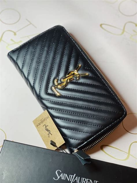 ysl zip around wallet review